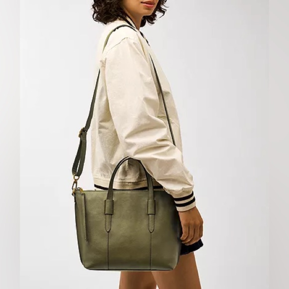 fOSSIL Skylar Satchel Handbag Crossbody LIGHT COLOR